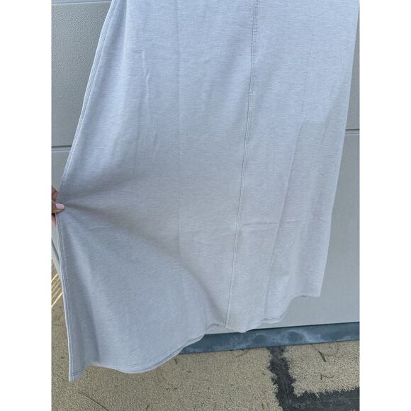 Lunya Restore fitted Pullover Midi Tank dress ambient heather Gray Sz L - Picture 10 of 15